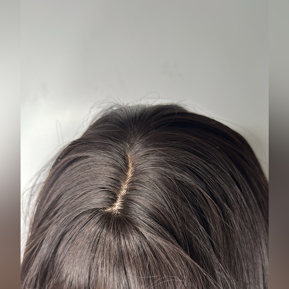 Bob Short Dark Brown Wig with Bangs, beautiful Realistic look,
Soft hair - Picture 2 of 5